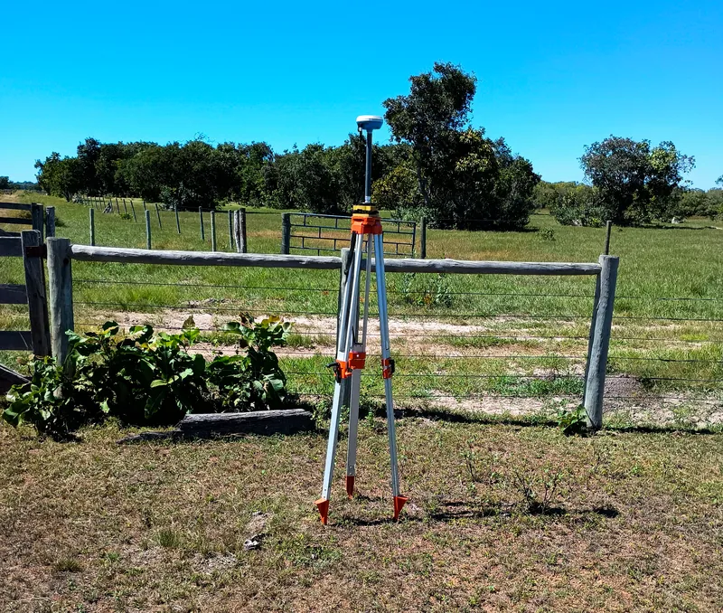 Levantamento topográfico em propriedade rural